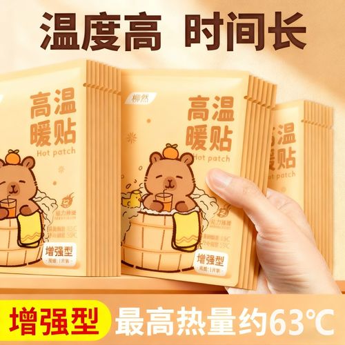 冬季御寒新选择 卡皮巴拉高温暖贴，特大号持久保暖体验